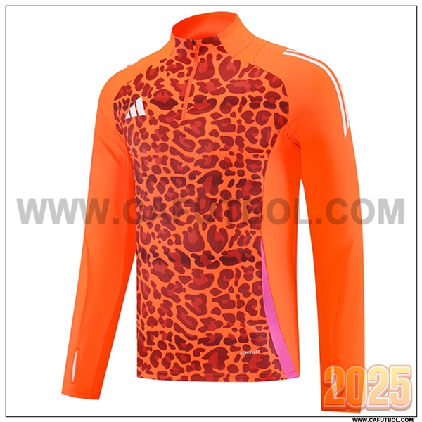 Sudadera De Entrenamiento Adidas Naranja/Marrón/Rosa 2025 2026