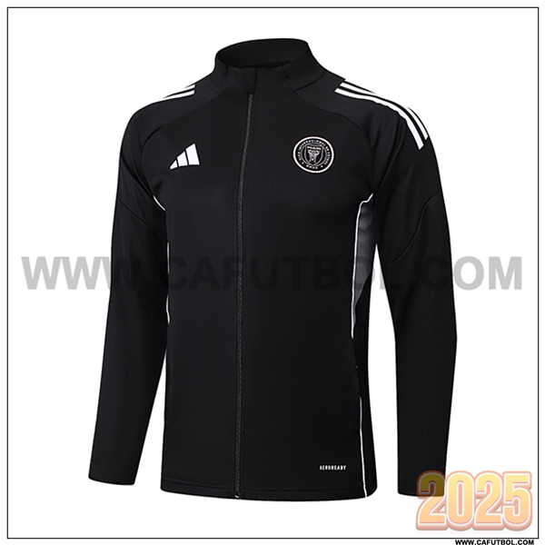 Chaquetas Futbol Inter Miami CF Negro/Gris 2025 2026
