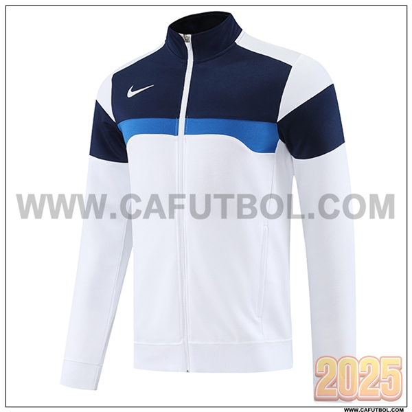 Chaquetas Futbol Nike Blanco/Azul 2025 2026