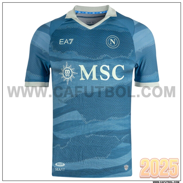 Nuevo Camiseta de SSC Napoles Azul Edicion Partenope 2024/2025