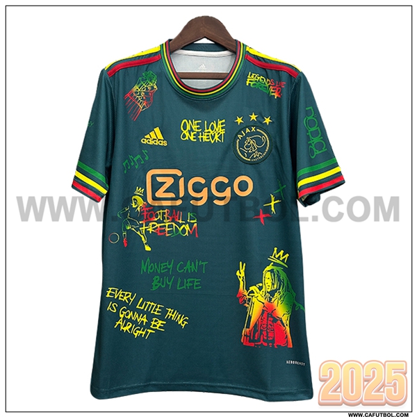 Camiseta Futbol AFC Ajax Verde Edicion Especial 2025 2026