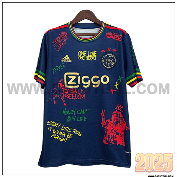 Camiseta Futbol AFC Ajax Azul marino Edicion Especial 2025 2026