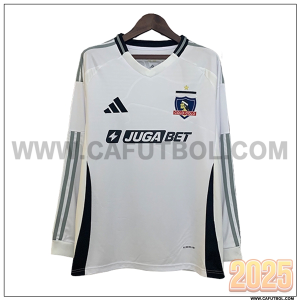 Primera Nuevo Camiseta de Colo-Colo Mangas largas Blanco 2025 2026