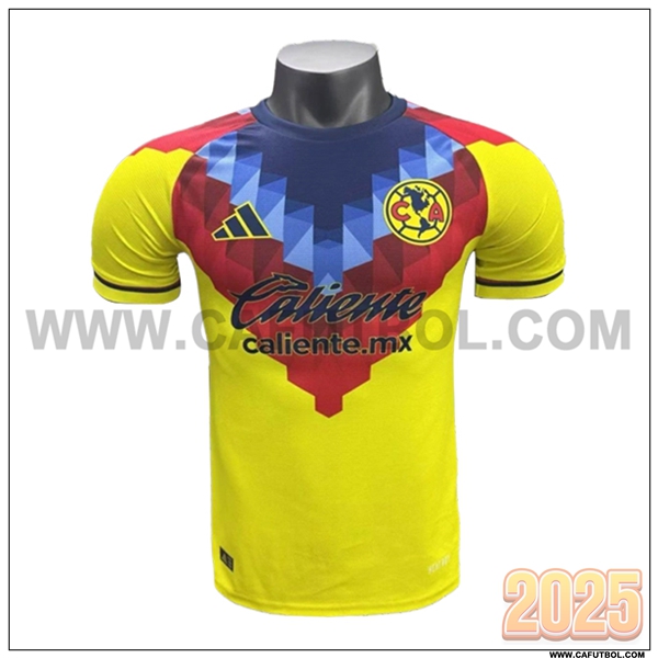 Camiseta Futbol Club America AMARILLO Edicion Especial 2025 2026