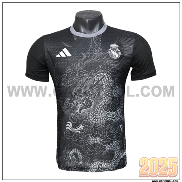 Camiseta Futbol Real Madrid Negro Edicion Especial 2025 2026