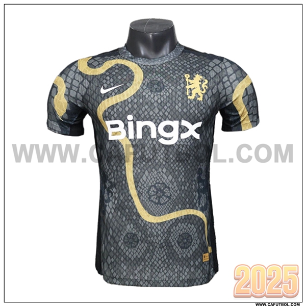 Camiseta Futbol FC Chelsea Negro Edicion Especial 2025 2026