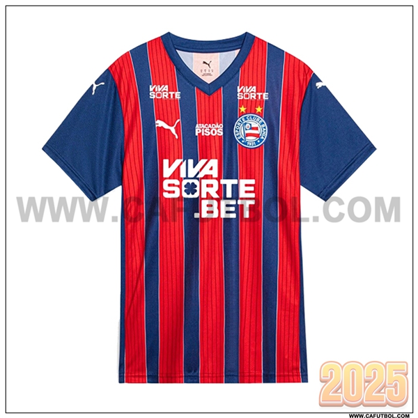 Nuevo Camiseta de EC Bahia Segunda Rojo/Azul 2024/2025