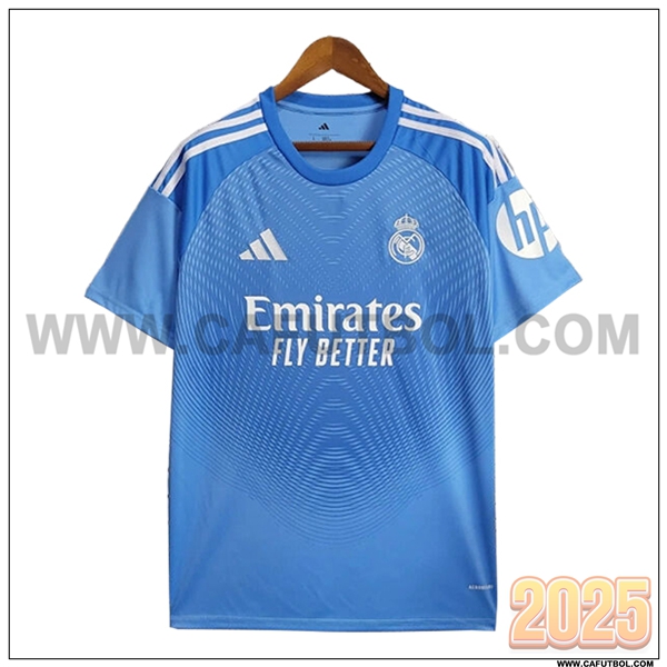 Camiseta de Portero Real Madrid Azul 2025 2026