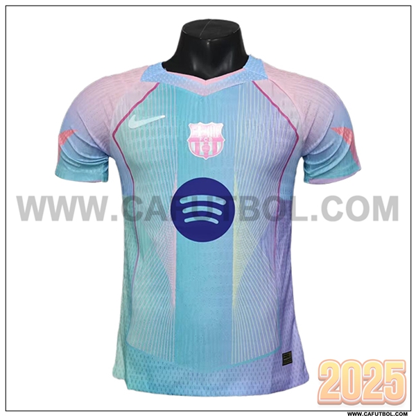 Camiseta Futbol FC Barcelona Azul Claro Edicion Especial 2025 2026