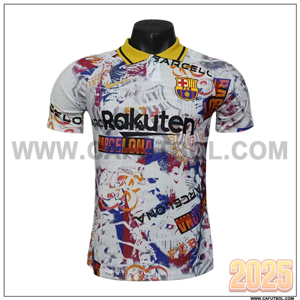 Camiseta Futbol FC Barcelona Blanco Edicion Especial 2025 2026