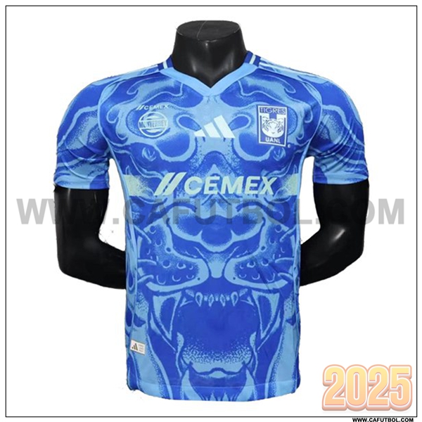 Nuevo Camiseta de Tigres UANL Segunda Azul 2025 2026