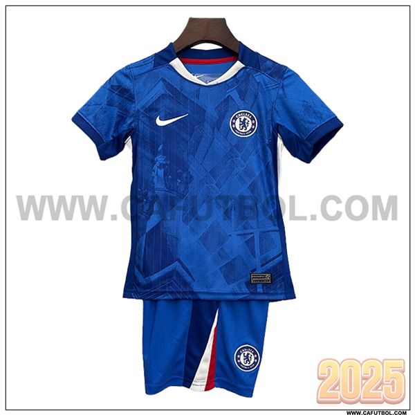 Primera Camiseta Futbol FC Chelsea Ninos Azul 2025 2026
