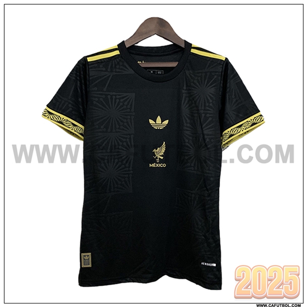 Nuevo Camiseta de Mexico Mujer Negro Edicion Especial 2025 2026
