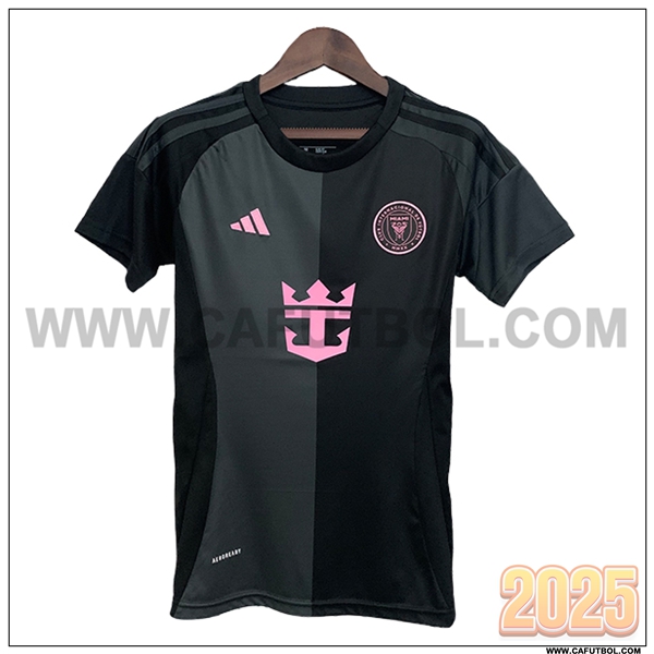 Nuevo Camiseta de Inter Miami CF Segunda Mujer Negro 2025 2026