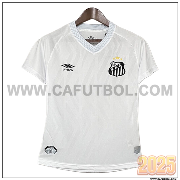 Nuevo Camiseta de Santos FC Primera Mujer Blanco 2025 2026