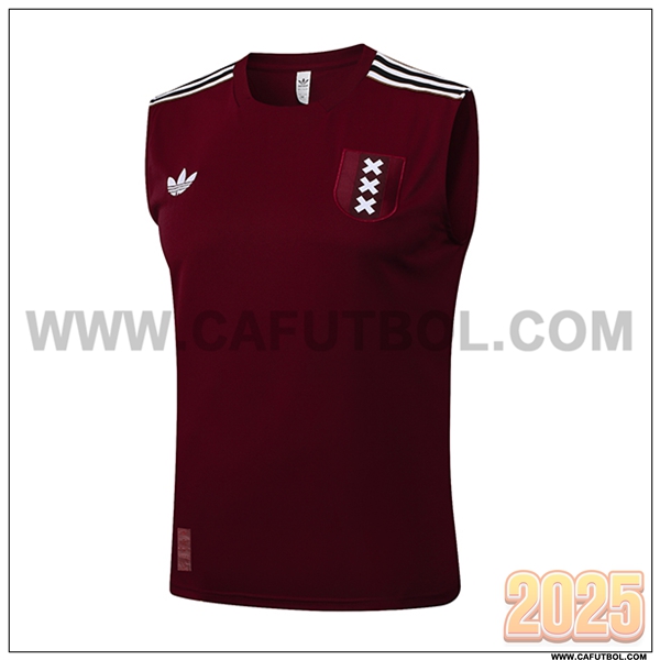 Chalecos De Futbol Ajax Marrón/Blanco 2025 2026