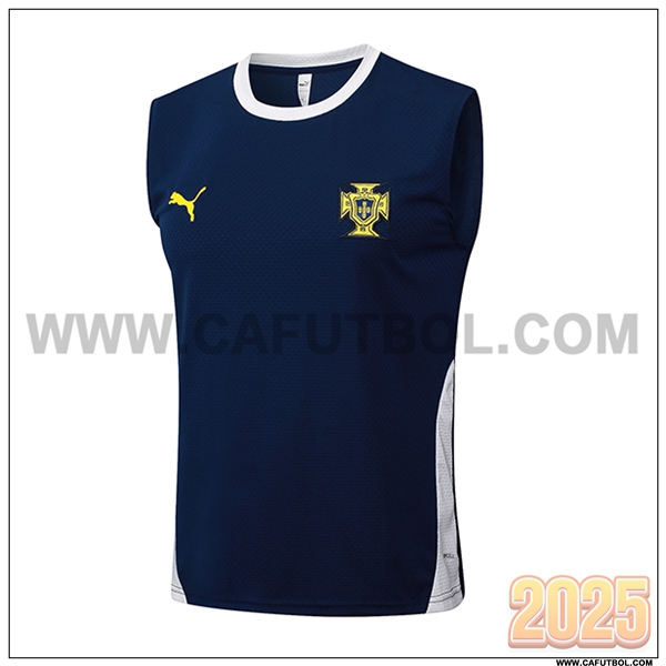 Chalecos De Futbol Portugal Azul/Blanco 2025 2026