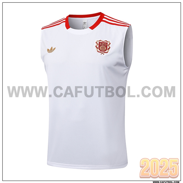 Chalecos De Futbol Bayern Munich Blanco/Rojo 2025 2026