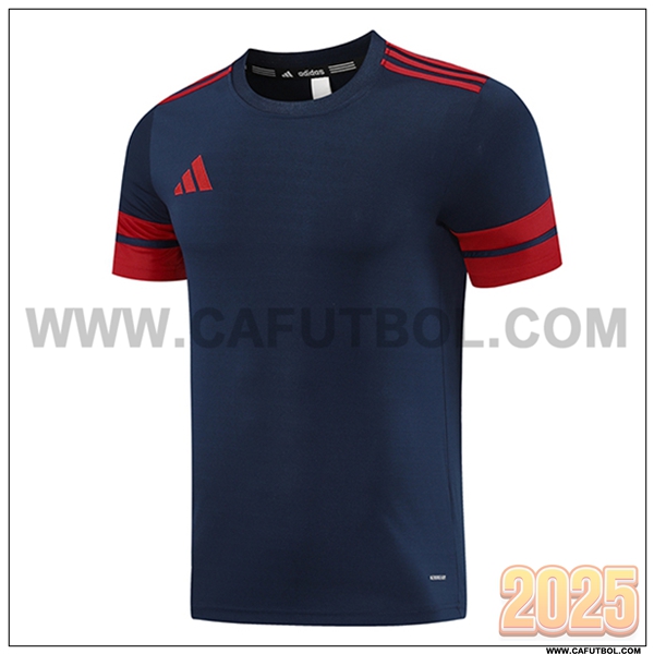 Camiseta Entrenamiento Adidas Azul/Rojo 2025 2026