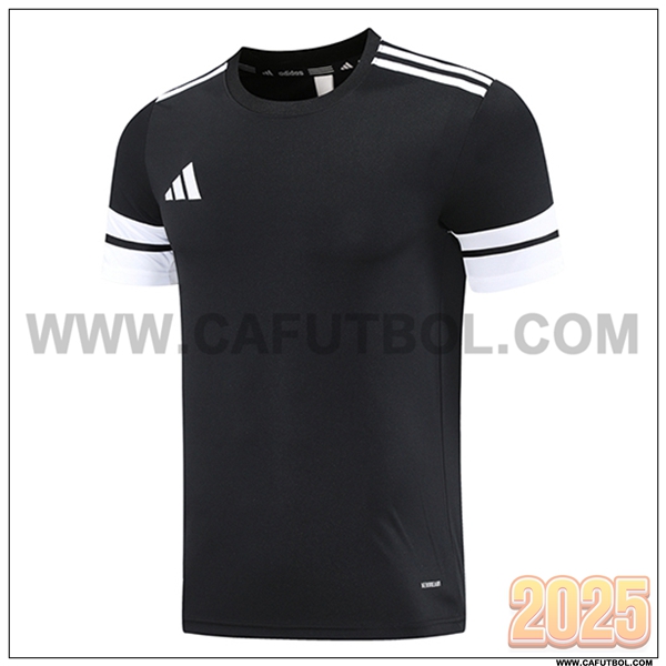 Camiseta Entrenamiento Adidas Negro/Blanco 2025 2026