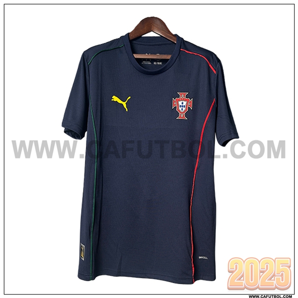 Camiseta Entrenamiento Portugal Azul Oscuro 2025 2026 -03