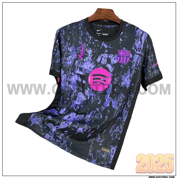 Camiseta Entrenamiento FC Barcelona Violeta/Negro 2025 2026