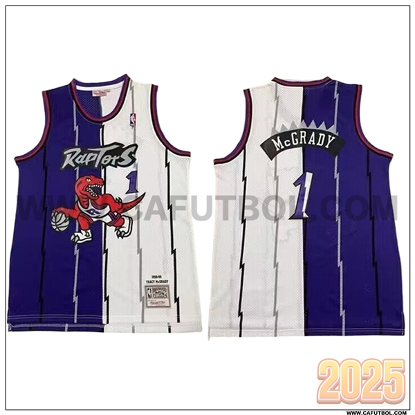 Camisetas NBA Toronto Raptors (McGRADY #1) 2025/26 Violeta/Blanco
