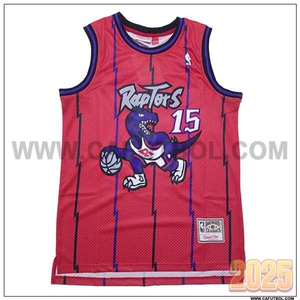 Camisetas NBA Toronto Raptors (FOX #5) 2025/26 Rojo/Violeta