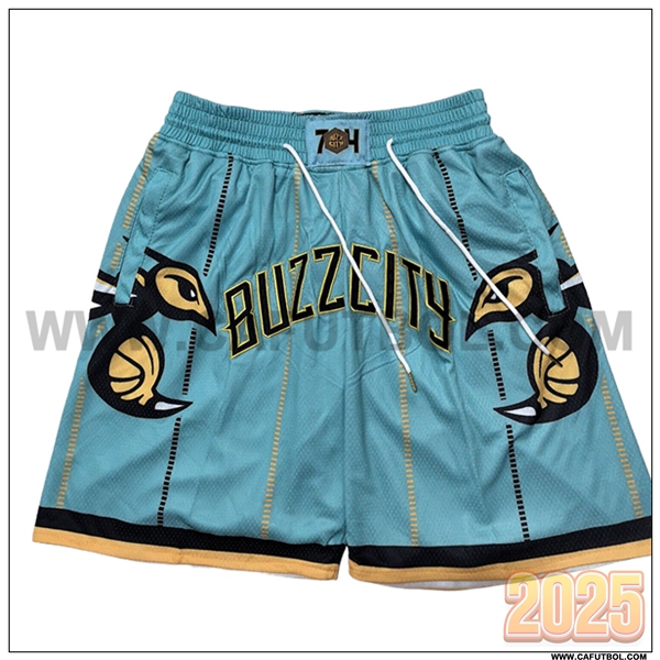 Cortos NBA Charlotte Hornets 2025/26 Verde