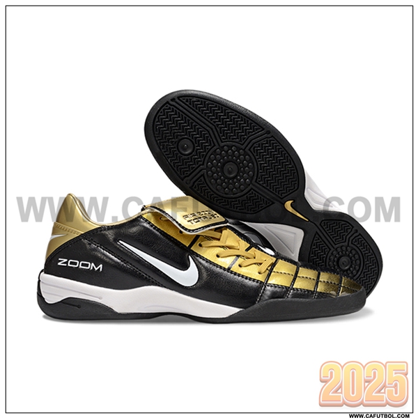 Nike Botas De Fútbol T90 TF Negro/Amarillo