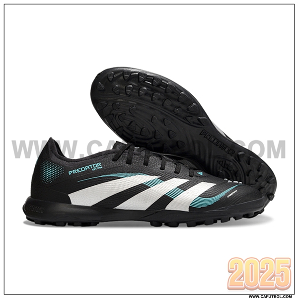 Adidas Botas De Fútbol PREDATOR 25 ELITE TF BOOTS Negro/Blanco/Azul