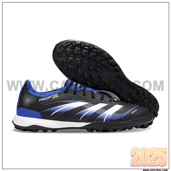 Adidas Botas De Fútbol PREDATOR 25 ELITE TF BOOTS Negro/Azul/Blanco
