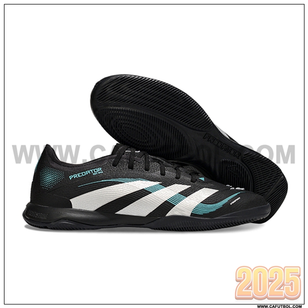 Adidas Botas De Fútbol PREDATOR 25 ELITE IC BOOTS Negro/Blanco/Azul