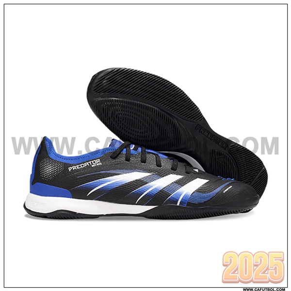 Adidas Botas De Fútbol PREDATOR 25 ELITE IC BOOTS Negro/Azul/Blanco