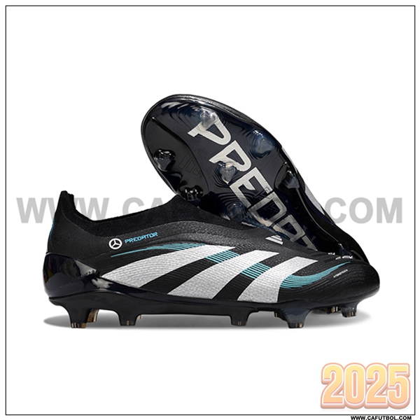 Adidas Botas De Fútbol 25 Predator Elite LL FG Negro/Gris/Azul