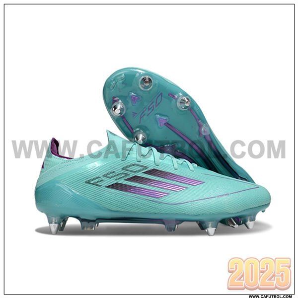 Adidas Botas De Fútbol F50 Elite SG Azul/Violeta