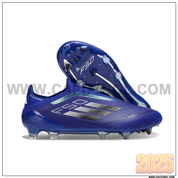 Adidas Botas De Fútbol F50 Elite Laceless FG Azul