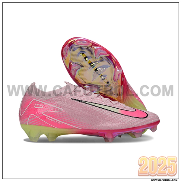 Nike Botas De Fútbol AIR Zoom Mercurial Vapor 16 Elite XXV FG Rosa/Verde