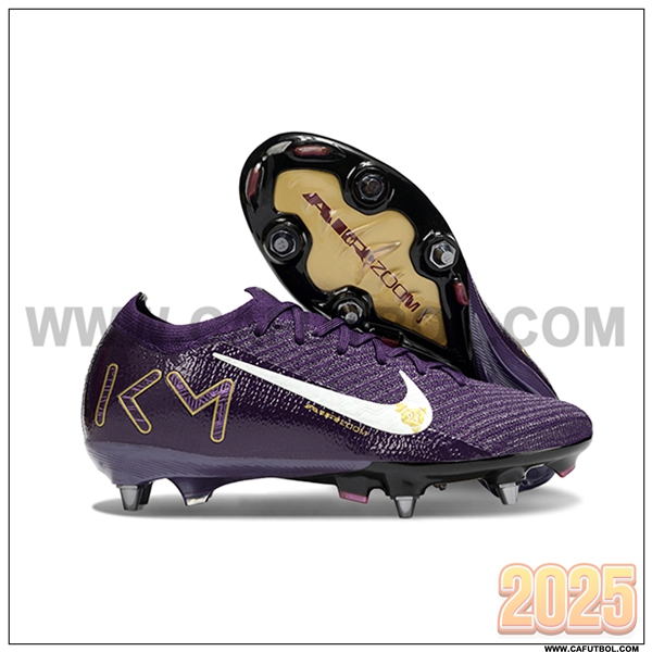 Nike Botas De Fútbol AIR ZOOM MERCURIAL VAPOR XVI ELITE SG-PRO Violeta/Blanco
