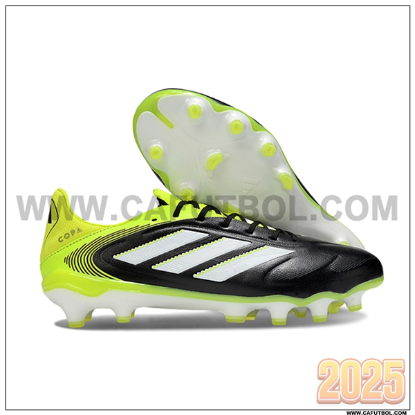 Copa Botas De Fútbol PURE III ELITE FG Negro/Verde/Blanco