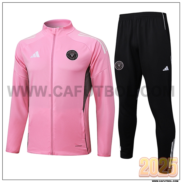 Chandal Chaquetas Futbol Inter Miami CF Rosa 2025 2026