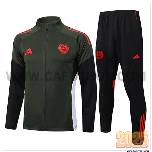 Chandal Chaquetas Futbol Bayern Munich Verde 2025 2026