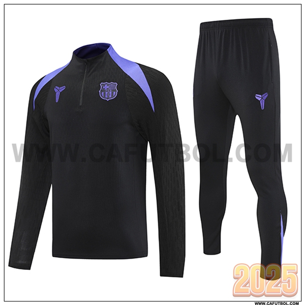 Chandal de Futbol FC Barcelona Negro/Violeta 2025 2026
