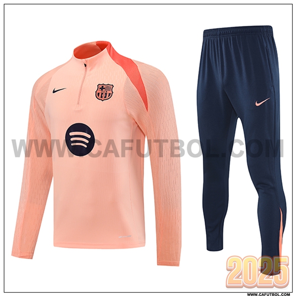 Chandal de Futbol FC Barcelona Rosa/Naranja 2025 2026