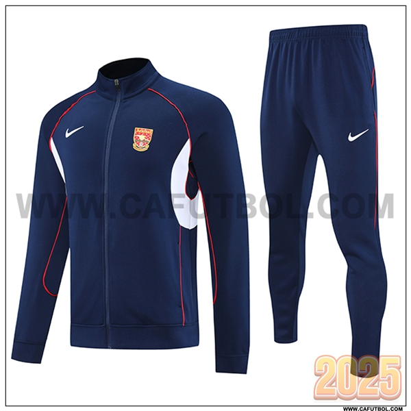 Chandal Chaquetas Futbol Arsenal Azul/Blanco/Rojo 2025 2026