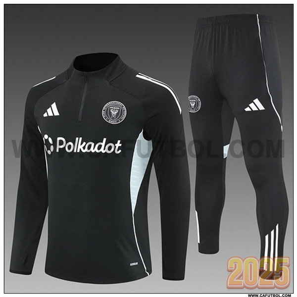 Chandal de Futbol Inter Miami CF Ninos Negro 2025 2026