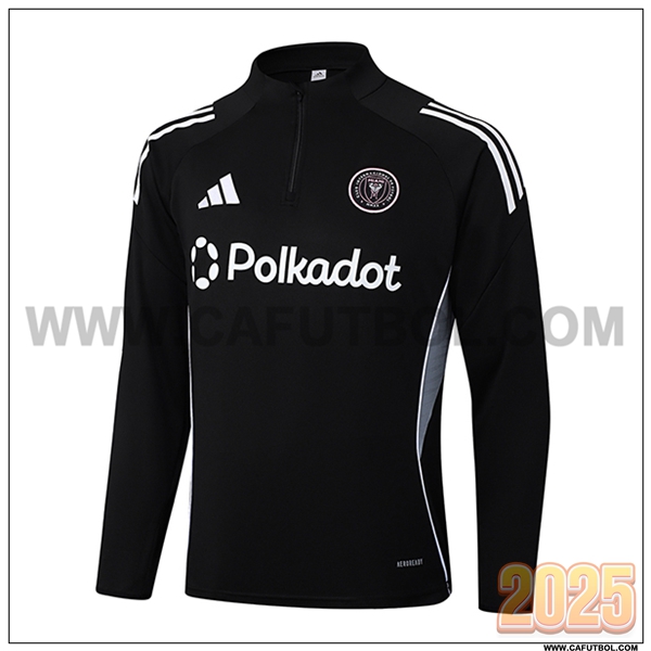 Sudadera De Entrenamiento Inter Miami CF Negro/Gris 2025 2026