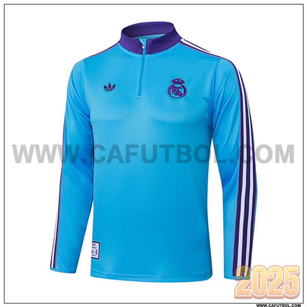 Sudadera De Entrenamiento Real Madrid Azul/Violeta 2025 2026