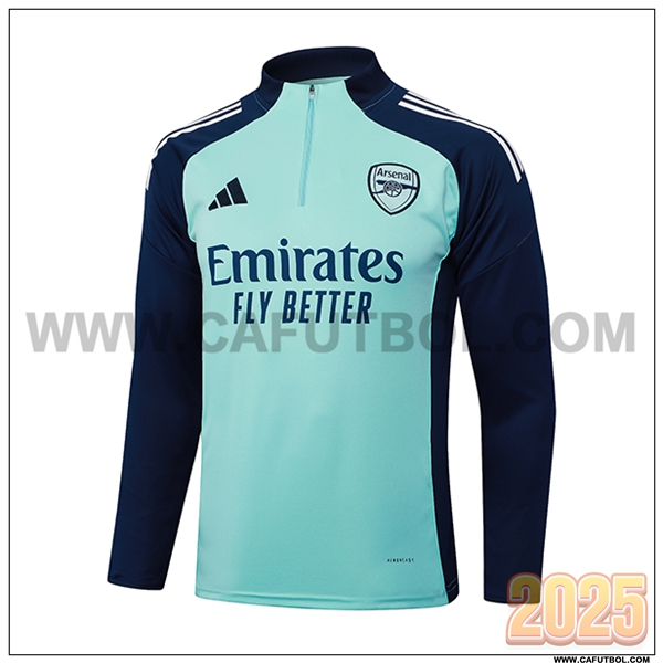 Sudadera De Entrenamiento Arsenal Verde/Azul 2025 2026