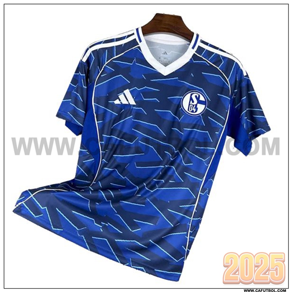 Primera Camiseta Futbol Schalke 04 Azul/Blanco 2025 2026